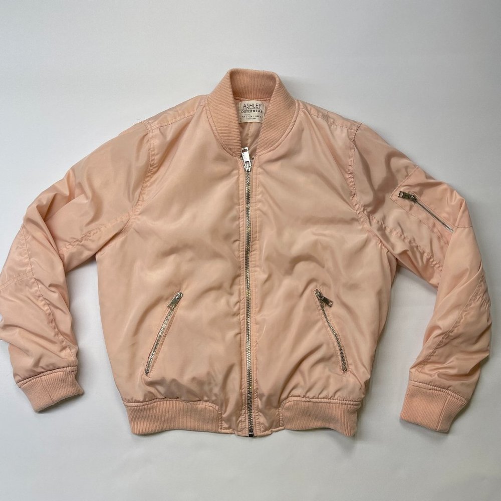 Ashley by 26 Int. Pink Bomber Jacket | Size Large